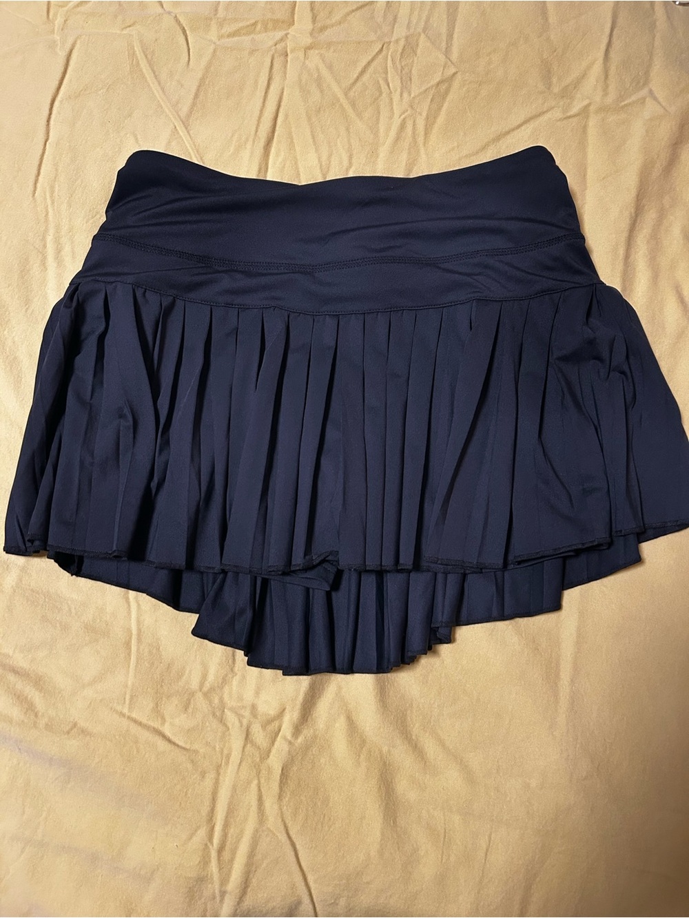 Women’s Black Pleated Athletic Skort